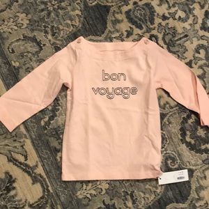 Janie & jack pink top 5